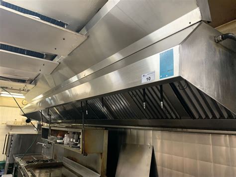 Stainless Steel Commercial Kitchen Exhaust System With Range Guard Fire