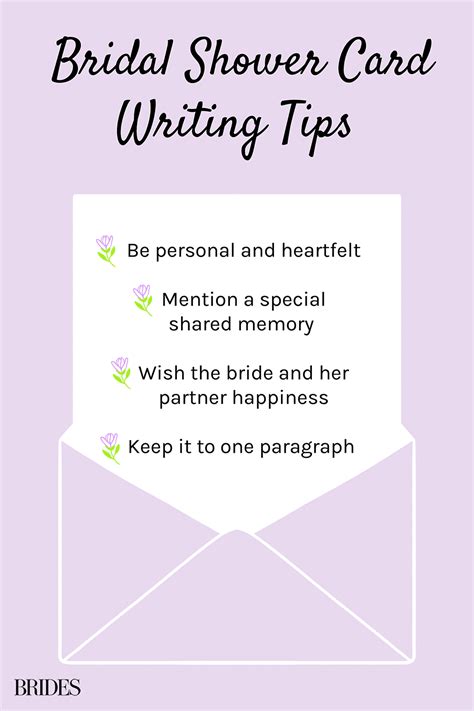 Bridal Shower Wishes What To Write In A Bridal Shower Card