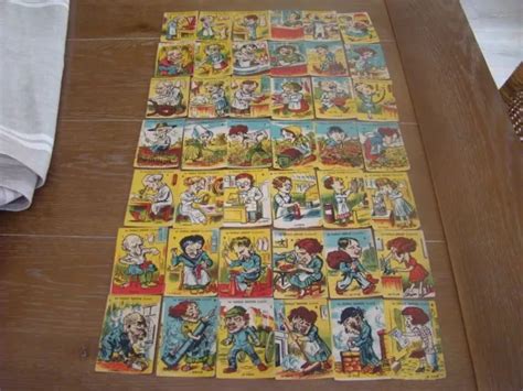 Ancien Jeu De Cartes Des Familles Les Metiers D Antan Avec Sa Boite