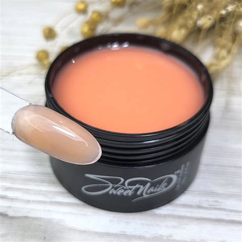 Полигель (жидкий) для наращивания и укрепления ногтей персиковый Sweet ...