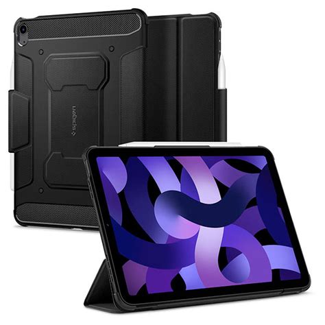 Spigen Rugged Armor Pro Case For Ipad Air 109 4th And 5th Gen Blac