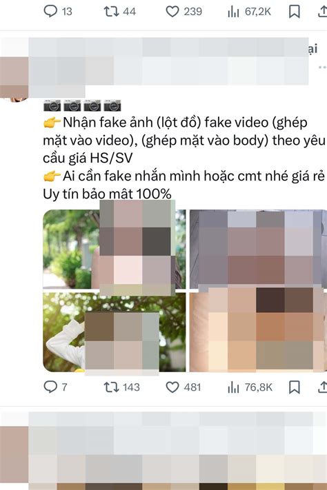 Chợ đen rao bán clip nóng ảnh nude truyện 18 bằng AI về người nổi tiếng
