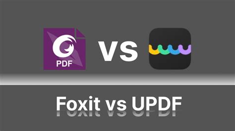 Foxit Vs Updf Picking The Right Pdf Tool Updf