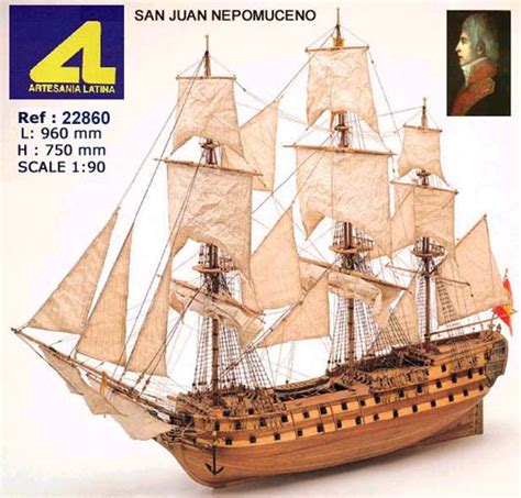 Artesania latina 22860 Maqueta barco español San Juan Nepomuceno