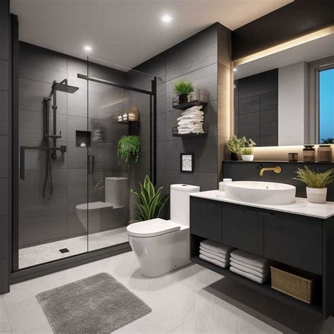 60+ Chic and Compact Modern Bathroom Designs for Small Areas • 333 ...