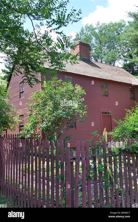 Noah Webster House And Museum West Hartford Connecticut Usa Stock