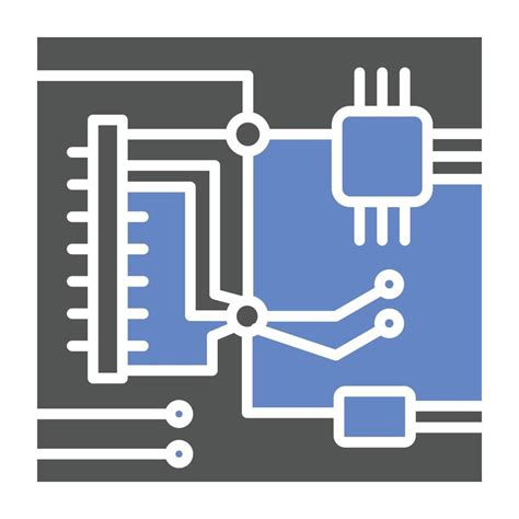 Pcb Board Icon Style 9965061 Vector Art at Vecteezy