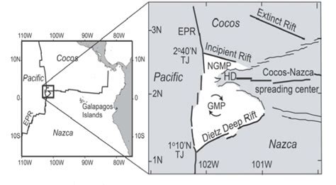 Figure 2 from Rift interaction at the Galápagos Triple Junction ...