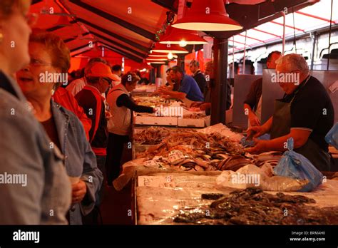 Chioggia Fish Market Lagoon Venice Italy Stock Photo Royalty Free