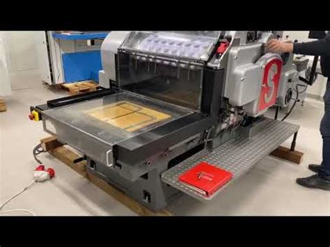 Автоматическая высечка Heidelberg SB 54х77 см, стоп-цилиндр ...