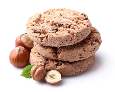 Hazelnuts cookie stock photo. Image of brown, food, fruit - 39261700