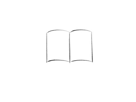 How To Draw An Open Book Step By Step