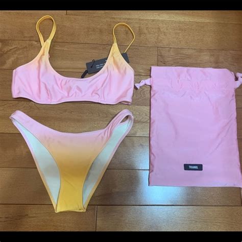 Triangl Swimwear Swim Triangl Bikini Sunrise Ombre Top Sbottom Xs Poshmark
