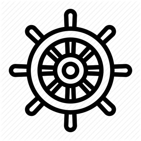 Ship Wheel Drawing at GetDrawings | Free download