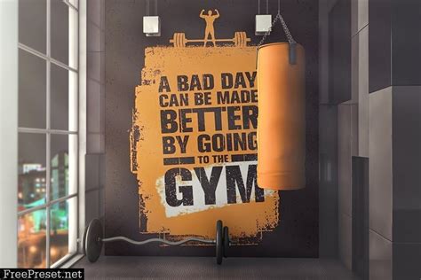 Gym Advertising Mockup