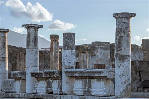 Old ruins in Pompeii Italy stock image. Image of naples - 111268849