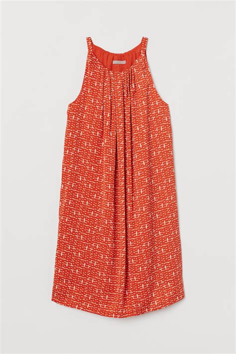 Сарафан H&M, цвет: orange (оранжевый). 892937_003. Размер L (48 ...