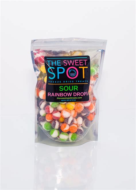 Sour Rainbow Drops - The Sweet Spot Treats