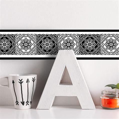 Bordure Papier Peint Frise Murale Adhesive Autocollante Cuisine Salle