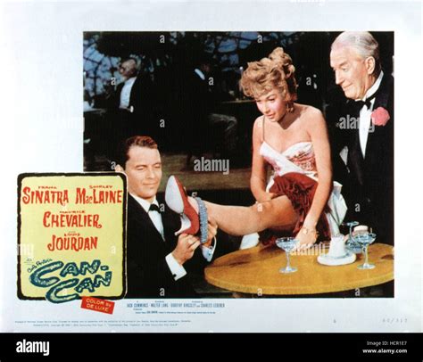 CAN-CAN, Maurice Chevalier, Frank Sinatra, and Shirley MacLaine, 1960 ...