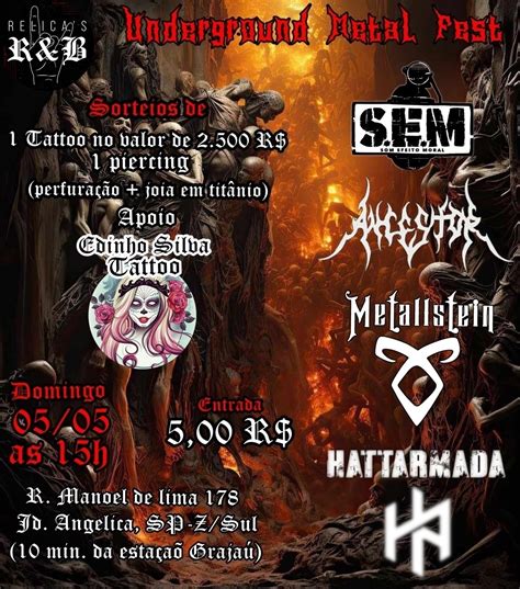 Maquina Profana Fest Metallstein Underground Metal Fest Acontece Em