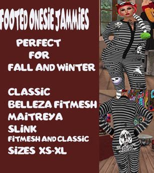 Second Life Marketplace - BOXED NIGHTMARE BEFORE CHRISTMAS ONESIES