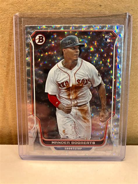 Bowman Silver Ice Xander Bogaerts Red Sox Rc Rookie Ebay