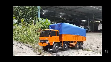 Rc Truck X Uji Coba Tanjakan Exsrim Dengan Muatan Batu Youtube