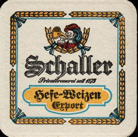 Beer Coaster Coaster Number 4 1 Brewery Schallerbrau City