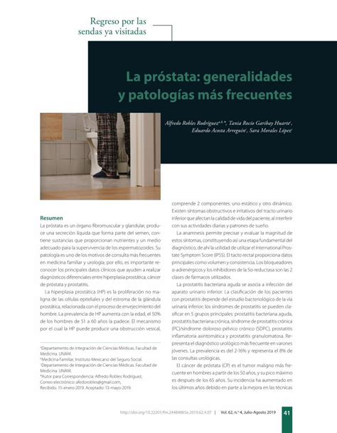 Pdf La Pr Stata Generalidades Y Patolog As M S Frecuentes