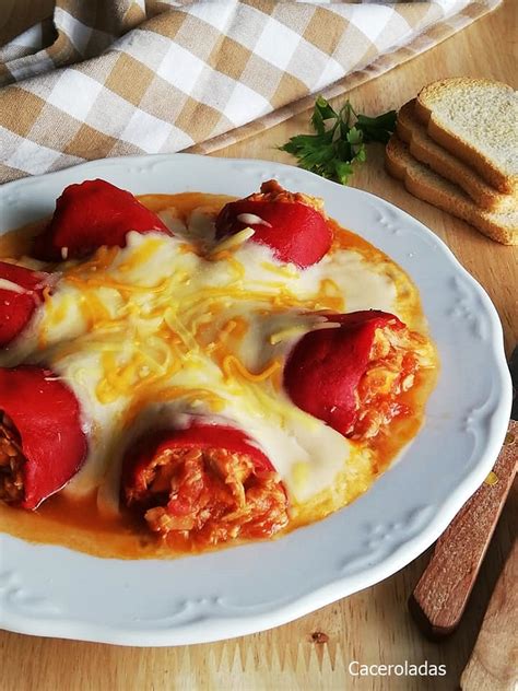 Pimientos del piquillo rellenos de atún Receta fácil en 15 minutos