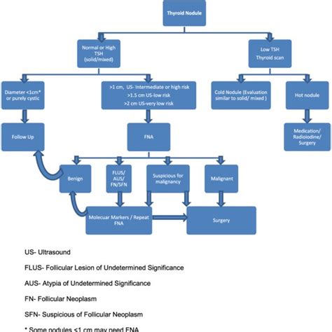 Pdf Thyroid Nodule Update On Diagnosis And Management