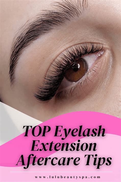 How to Take Care of Eyelash Extensions: Top Aftercare Tips - Lulu ...