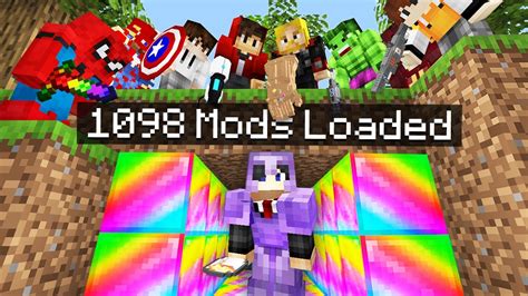 Minecraft Manhunt but i downloaded 1000+ mods.. - Minecraft videos