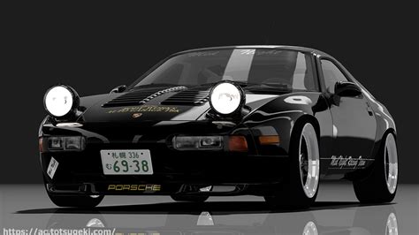 【assetto Corsa】ポルシェ・928 Gts 1994 Mid Night Porsche 928 Gts Mid Night アセットコルサ Car Mod