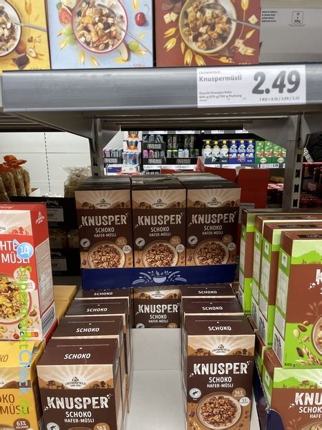 Crownfield Knusper Schoko Hafer Müsli 600g Preis Angebote Kalorien