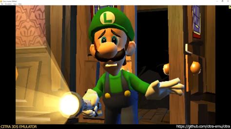 Citra 3ds Emulator Luigis Mansion Dark Moon Ingame Top Only Youtube