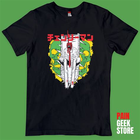 Camiseta Chainsaw Man Elo Produtos Especiais