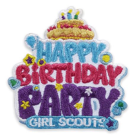 Happy Birthday Girl Scouts Patch Only Etsy