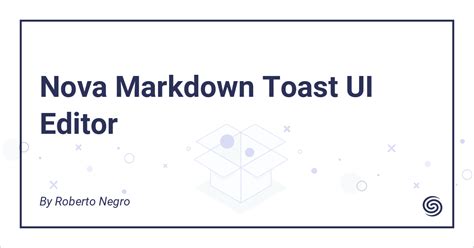 Markdown Toast Ui Editor Nova Packages