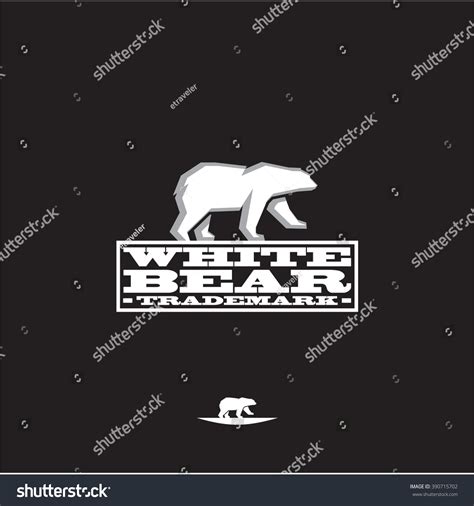 White Polar Bear Logo Vector Icon Stock Vector (Royalty Free) 390715702 | Shutterstock