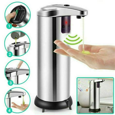 Ml Rvs Automatische Zeepdispenser Handsfree Aut Grandado