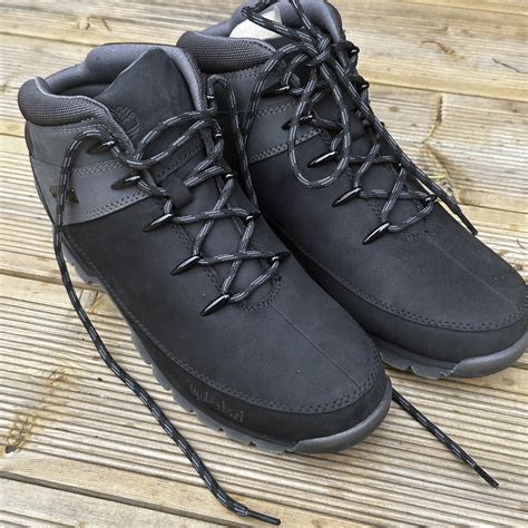 Timberland Euro Sprint Hiking Boot For Men Black Depop