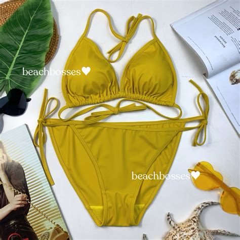 Jual BEACHBOSSES Maui Trikini 1 0 Bikini Set Baju Renang Bikini Polos Bikini Motif