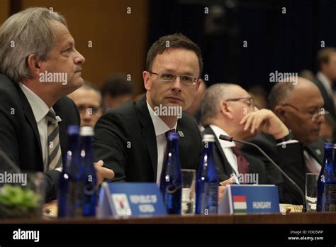 Minister of Foreign Affairs and Trade of Hungary, Péter Szijjártó ...