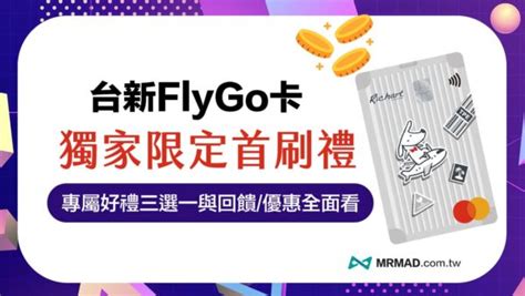 台新flygo卡首刷禮怎麼領？2024獨家限定首刷禮三選一領取懶人包 瘋先生