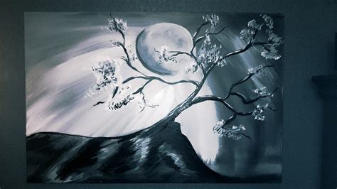 Black and white tree – Covered Canvases by Chris