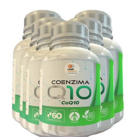 Coenzima Q10 100mg 60 cápsulas kit com 6 potes em Promoção | Ofertas na ...