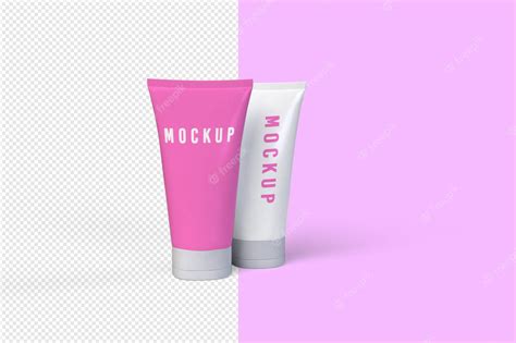 Premium Psd Mockup Squeeze Tube