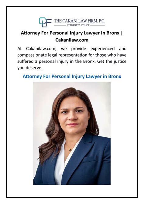 Ppt Attorney For Personal Injury Lawyer In Bronx